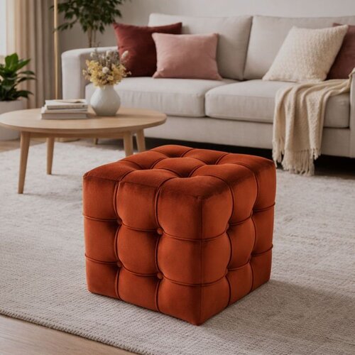 Atelier Del Sofa Lizbon - Narandžasti Pouf Slike