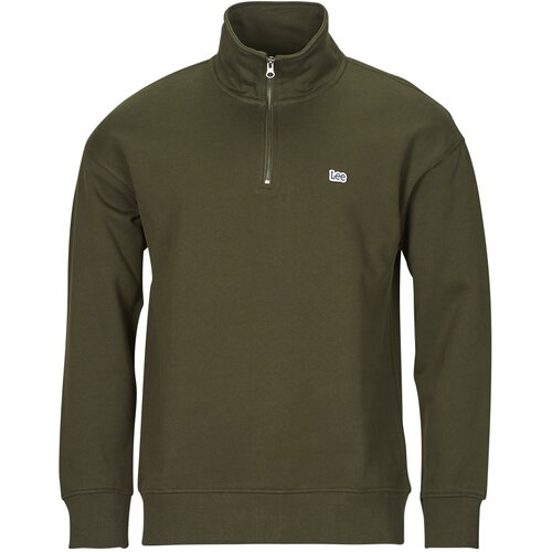 Lee Puloverji HALF ZIP SWS Kaki Slike