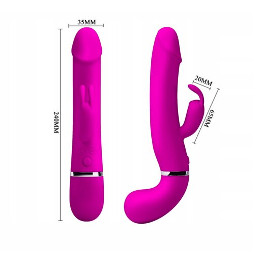 Pretty Love Brizgajoči rabbit vibrator Henry Slike
