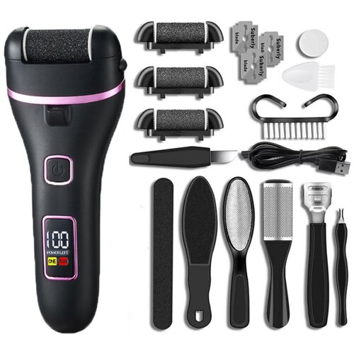 INF Električni odstranjevalec oti&amp;scaron;čancev z LED in vakuumom, 3 hitrosti Black, (5000300595) Slike