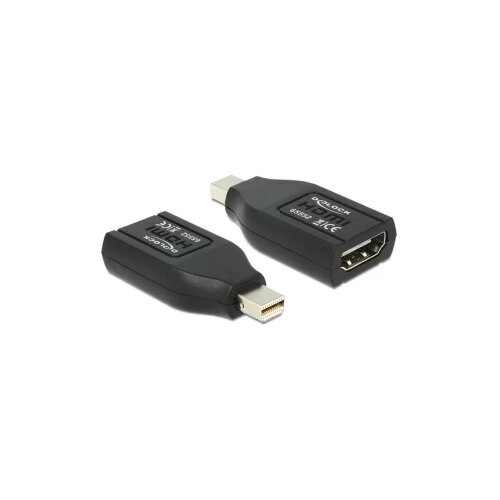 Delock 65552 DisplayPort / HDMI adapter [1x mu&scaron;ki konektor mini DisplayPort - 1x ženski konektor HDMI] crna Cijene