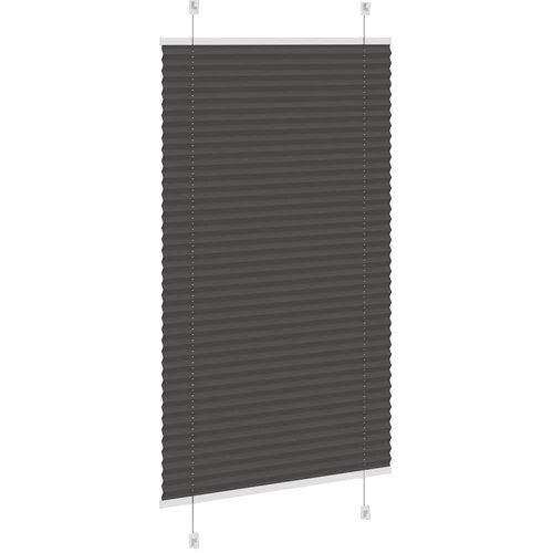  Plisirana roleta crna 80x150 cm &amp;scaron;irina tkanine 79,4 cm Slike