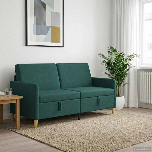 SOFA s pohranom Tamnozelena 172 x 78 x 87 cm Poliester Cijene