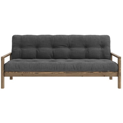 Karup Design Crna/antracitno siva sklopiva sofa 205 cm Knob – Cijene