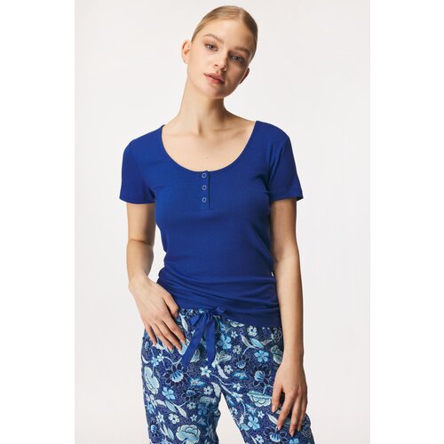 Hunkemöller Majica za spavanje Henley Cijene