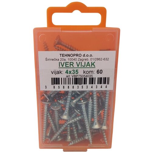  Vijak za drvo 4,0 x 35, 60 kom Cijene