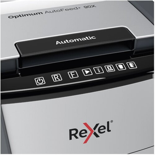  UNI&amp;Scaron;TAVAČ DOKUMENTACIJE 90 (ROČNO 8) LISTOV CROSSCUT OPTIMUM AUTO FEED PLUS 90X REXEL 2020090XEU Slike