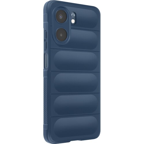 AVIZAR Silikonski ovitek za Oppo A5x z reliefnim teksturiranim dizajnom, Modra, (5000190307) Cene