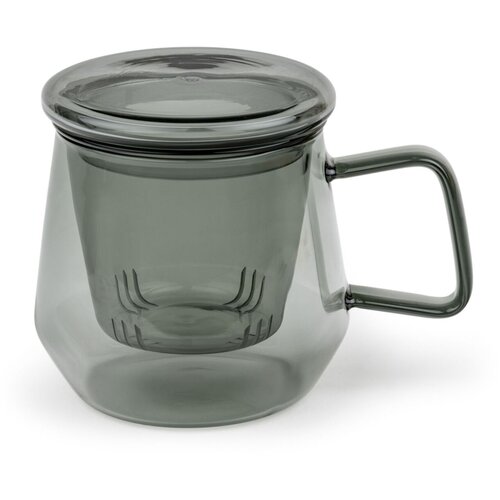 Bredemeijer Tea for one Livorno 350ml Glas schwarz 165041 Slike