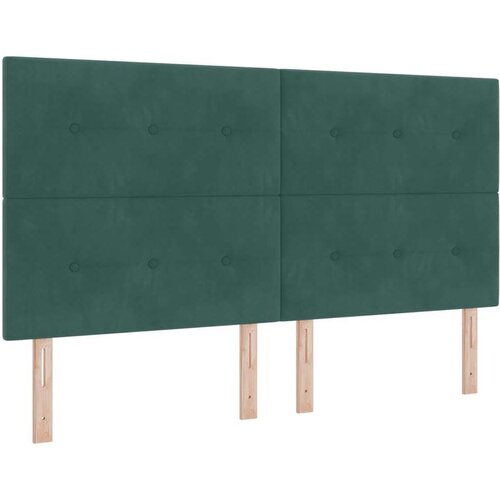  Krevet s box springom madracem i klupom u tamnozelenoj boji 180x200 cm Slike