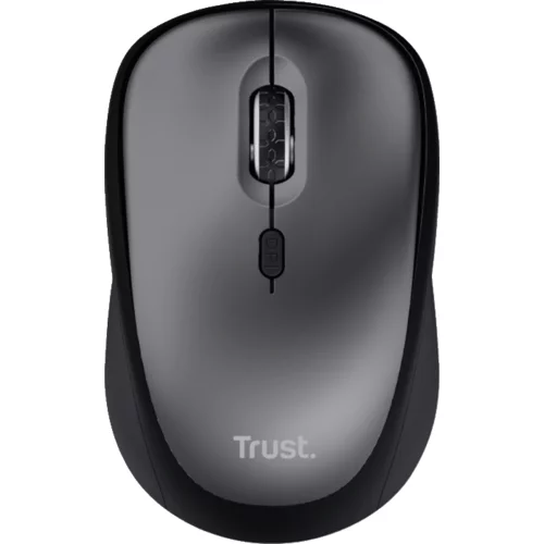 Trust miš Yvi+ Silent Wireless crni, sa tihim tipkama, 800-1600 dpi, optički, 4 tipkeID: EK000549760
