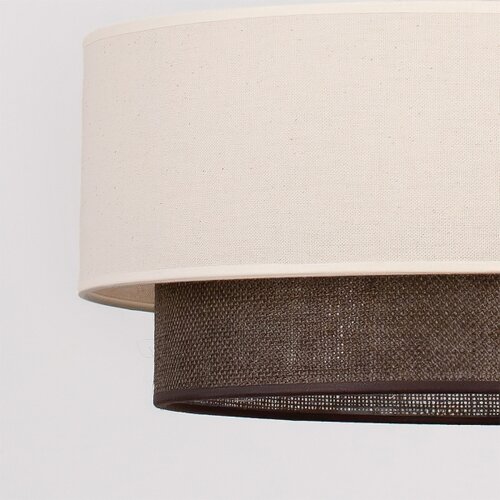  Brilagi - LED luster na kablu BOHO STYLE 1xE27/15W/230V prečnik 40 cm krem/braon Slike