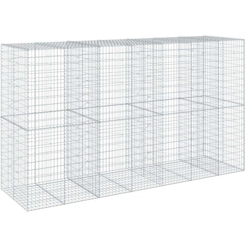  Gabionska ko&amp;scaron;ara s poklopcem 350x100x200 cm pocinčano željezo Slike