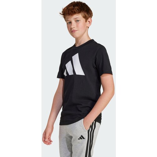 Adidas Funkcionalna majica &amp;#039;Essentials&amp;#039; črna / bela Slike