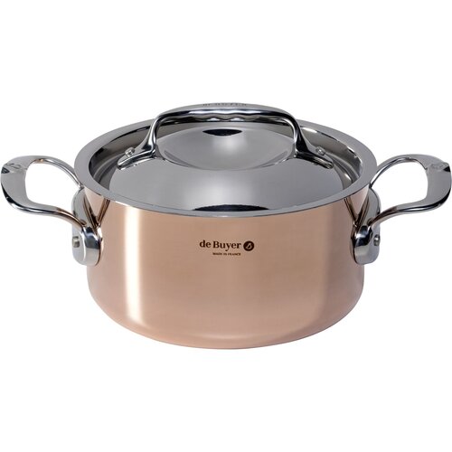De buyer Prima Matera Saucepot copper /steel 16 cm induction Slike