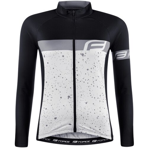 Force Prolećni dres SPRAY dugi rukav, bela-crna M Cene