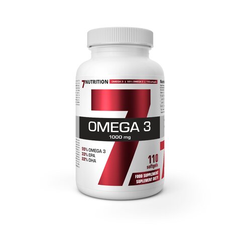 7NUTRITION Omega 3, 1000mg, 110 gel kapsula Slike