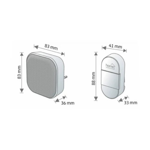  Ku&#263;no zvono 230V, 140m sa kineti&#269;kim tasterom DBK1401AC Cene