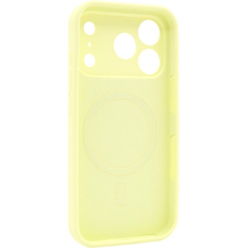 Chameleon Silikonski ovitek (liquid silicone) za Apple iPhone 17 Pro, N-Soft Magnetic, rumen Slike
