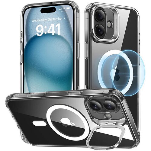 ESR CLASSIC HYBRID (HALOLOCK) OVITEK S STOJALOM ZA IPHONE 16 (PROZOREN), (5000087673) Cene