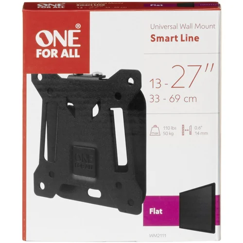 Oneforall One for All TV Wall mount 27 Smart FLAT WM2111 Oneforall One for All TV Wall mount 27 Smart FLAT WM2111