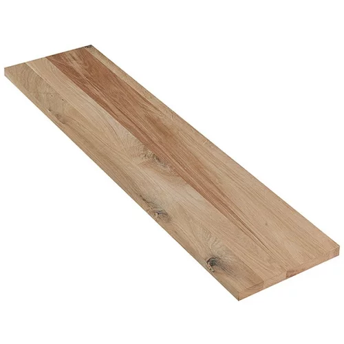 BAUHAUS masivna drvena lijepljena ploča (hrast, 800 x 200 x 20 mm)