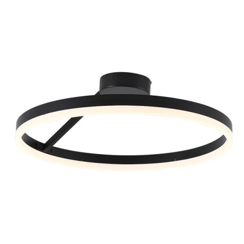  led prigu&amp;scaron;iva plafonska lampa povr&amp;scaron;inske montaže LED/40W/230V 3000-6500K crna + daljinski upravljač Slike