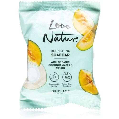 Oriflame Love Nature Coconut Water & Melon čvrsti sapun za čišćenje 75 g Cijene