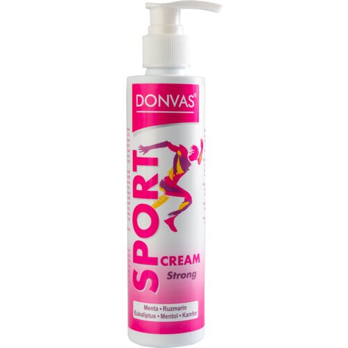 Donvas sport cream strong 200ml + gratis soda bikarbona prečišćena, 180g Slike