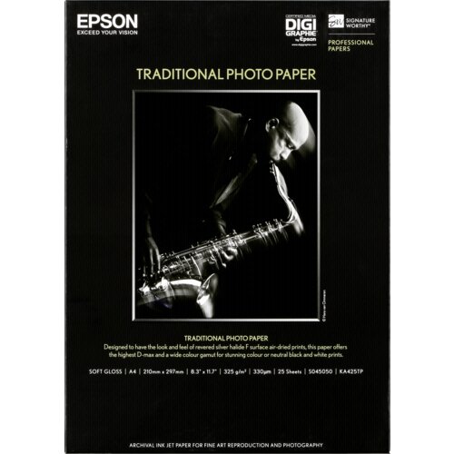 Epson Traditional Photo Paper semi gloss A 4, 25 sheets, 330 g Cijene