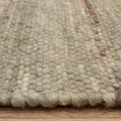 Asiatic Carpets Kaki zeleni obostrani/ručno rađen tepih od mje&amp;scaron;avine vune 160x230 cm Birkdale Pistachio &amp;ndash; Slike