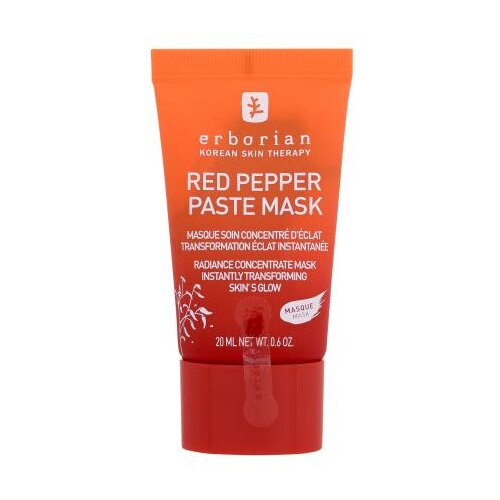 Erborian Red Pepper Paste Mask Radiance Concentrate Mask posvjetljujuća i energizirajuća maska za lice 20 ml za ženske Cijene