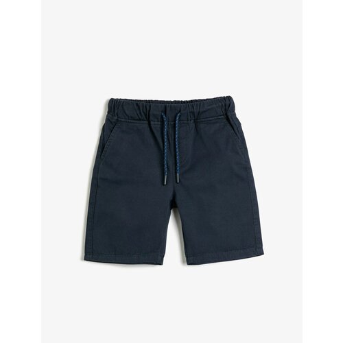 Koton Shorts - Dark blue - Normal Waist Slike
