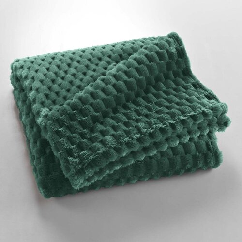 Douceur d int&amp;eacute;rieur Zelena odeja iz mikroflanele 125x150 cm Mini Frosty &amp;ndash; Slike
