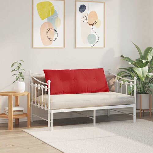  Jastuk za leđa Crvena 120 x 19 x 50 cm tkanina Slike