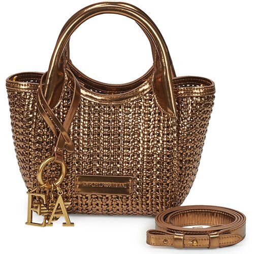 Emporio Armani Ročne torbice SHOPPING BAG EW001011 Pozlačena Cene