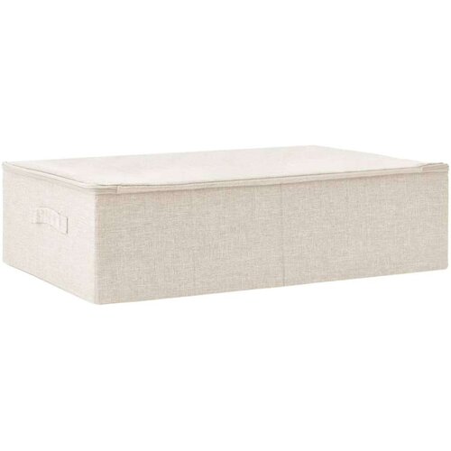 VidaXL Kutija za pohranu od tkanine 70 x 40 x 18 cm krem Slike