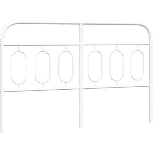  Metalno zamjensko uzglavlje bijelo 150 cm Slike