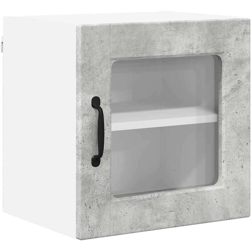  Zidni kuhinjski ormarić s policom Betonski sivi 40 x 31 x 40 cm Slike