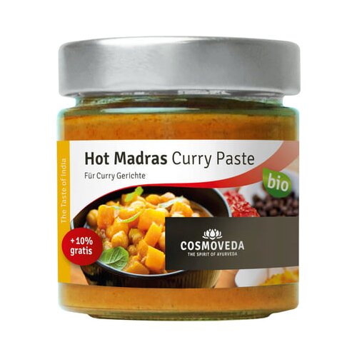 Cosmoveda Bio curry paste - Hot Madras Curry Paste Cene