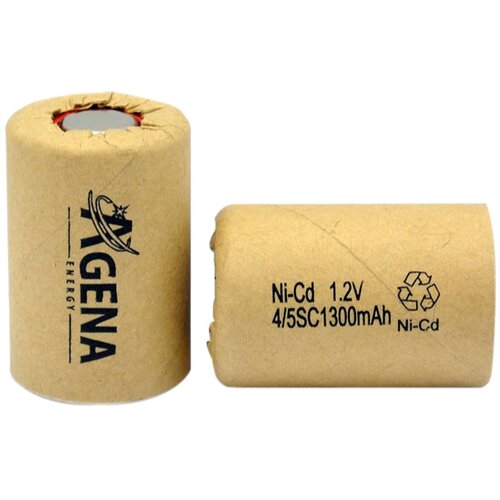 Agena industrijska punjiva baterija 1300 mah 4/5SC-1.2V/1300 Slike