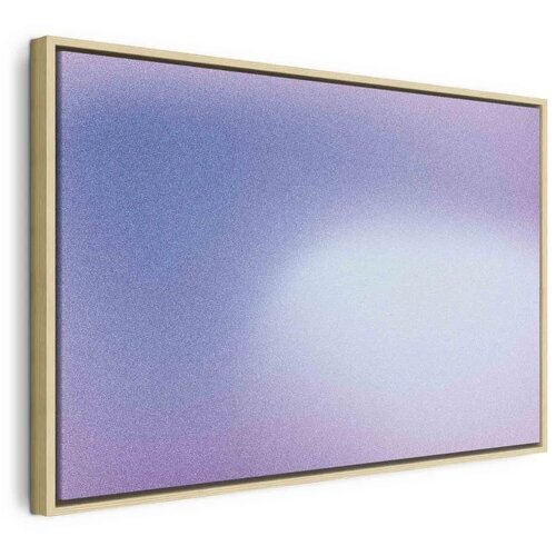  Slika - Heather Mist - Delicate Gradient Comprising Various Shades of Violet 90x60 U prirodnom drvenom okviru Cene