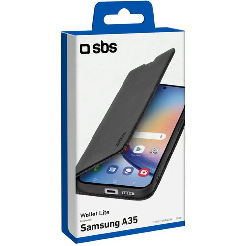 Sbs Bookcase Wallet Lite f&amp;uuml;r Galaxy A35 Slike