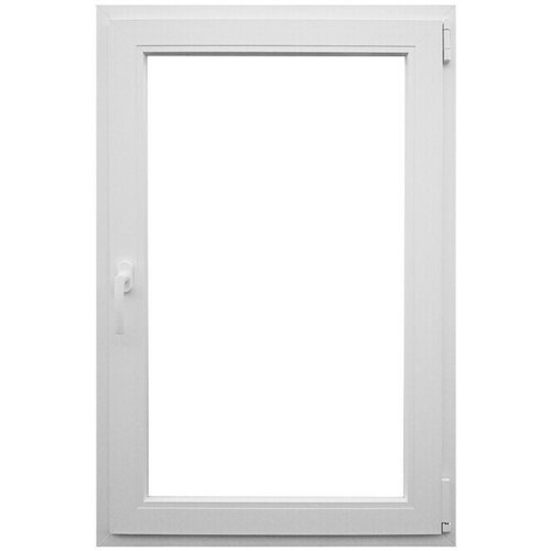 PVC prozor s kvakom (80 x 120 cm, Smjer otvaranja: Desno) Slike