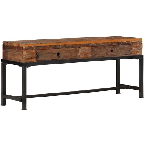  ormarić 110 x 30 x 46 cm od masivnog obnovljenog drva Slike