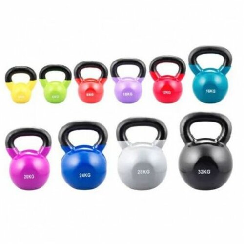 Active gym vinyl kettlebells 18 kg Slike