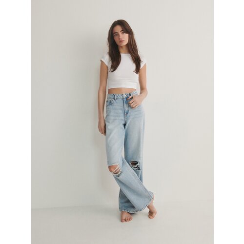 Reserved Ladies` jeans trousers - modra Cene