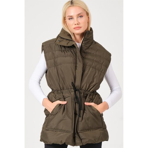 Dewberry Z6747 LADIES VEST-KHAKI Slike