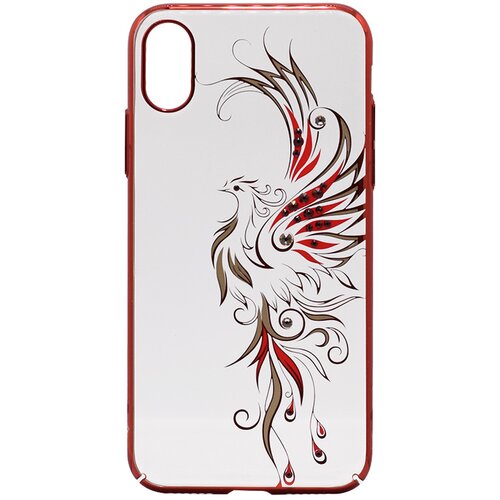  Kavaro Crystals iPhone X zlatna paun crveni Cene