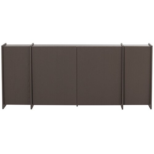 WOOOD Temno rjava komoda v jesenovem dekorju 200x85x44 cm Brock &amp;ndash; Slike